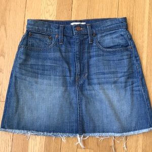 Madewell Jean Skirt